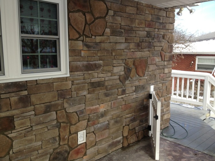 Stone Variation On Porch