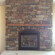 Stone Fireplace